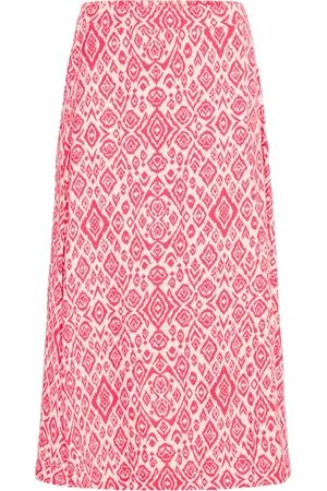 Ichi Dames, Rokken, Roze, Maat: L Linnen
