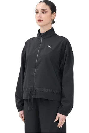 PUMA Dames, Jassen, Zwart, Maat: L Poliester