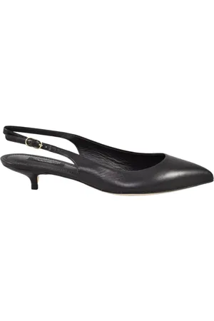 Dolce & Gabbana Dames, Schoenen, Zwart, Maat: 36 EU Leer