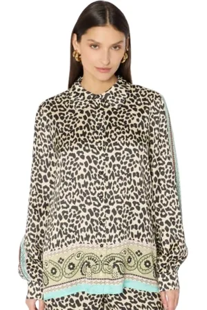 Berenice Dames, Blouses & Shirts, Bruin, Maat: M Viscose