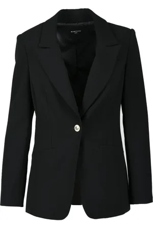 Guess Dames, Jassen, Zwart, Maat: XL Leer