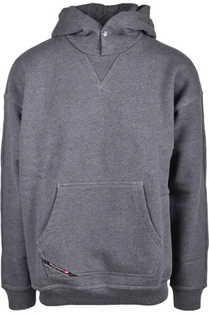 Diesel Heren, Sweatshirts & Hoodies, Grijs, Maat: M