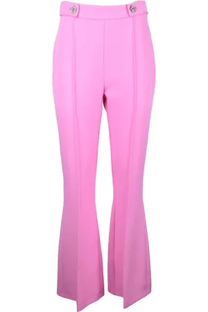 Chiara Ferragni Dames, Broeken, Roze, Maat: S Poliester