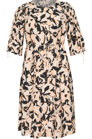 Kaffe Dames, Jurken, Veelkleurig, Maat: 4XL