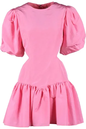 Msgm Dames, Jurken, Roze, Maat: S Linnen