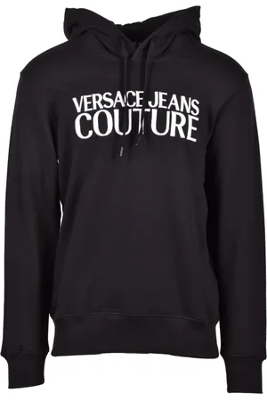 VERSACE Heren, Sweatshirts & Hoodies, Zwart, Maat: S Katoen