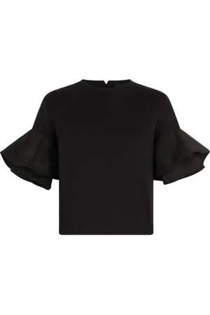 Liu Jo Dames, Blouses & Shirts, Zwart, Maat: L Katoen
