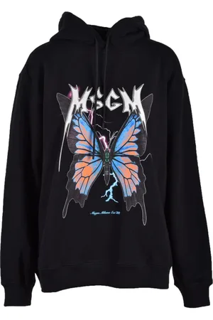 Msgm Dames, Sweatshirts & Hoodies, Zwart, Maat: S Katoen
