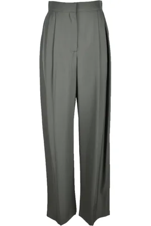 Alexander McQueen Dames, Broeken, Groen, Maat: XS Katoen