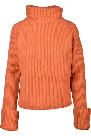 ALPHA STUDIO Dames, Truien, Oranje, Maat: S Wol