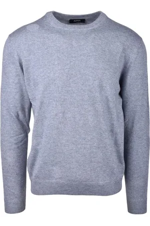 ALPHA STUDIO Heren, Truien, Blauw, Maat: M Wol