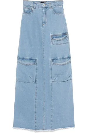 GCDS Dames, Rokken, Blauw, Maat: W28
