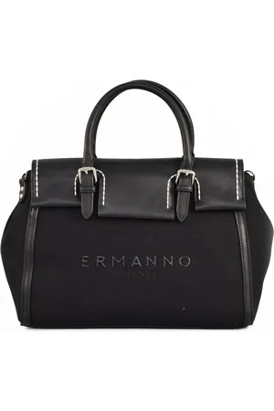 ERMANNO SCERVINO Dames, Tassen, Zwart, Maat: ONE Size Katoen