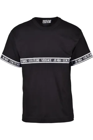 VERSACE Heren, Tops, Zwart, Maat: XS Katoen