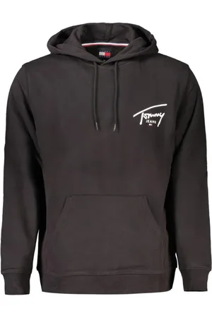 Tommy Hilfiger Heren, Sweatshirts & Hoodies, Zwart, Maat: L Katoen