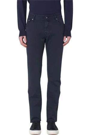 Jacob Cohen Heren, Broeken, Blauw, Maat: W35