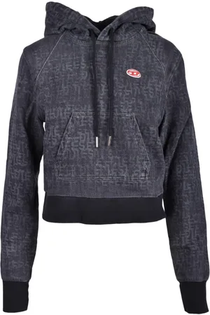 Diesel Dames, Sweatshirts & Hoodies, Grijs, Maat: S Katoen