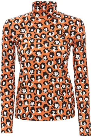 La DoubleJ Dames, Truien, Oranje, Maat: S Polyamide