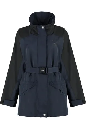 Prada Dames, Jassen, Blauw, Maat: S Polyamide