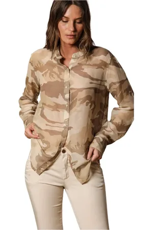 Masons Dames, Blouses & Shirts, Veelkleurig, Maat: L Katoen