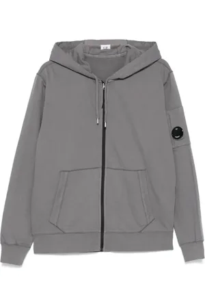 C.P. Company Heren, Sweatshirts & Hoodies, Grijs, Maat: 2XL