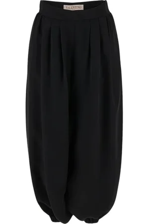 VALENTINO Dames, Broeken, Zwart, Maat: S