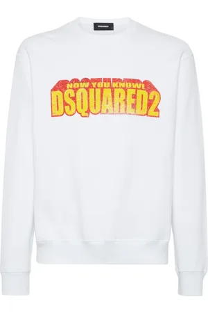 Dsquared2 Heren, Sweatshirts & Hoodies, Wit, Maat: L