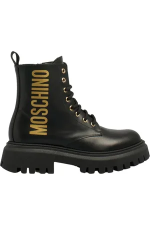 Moschino Dames, Schoenen, Zwart, Maat: 36 EU Leer