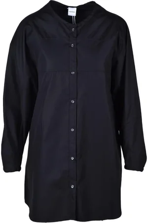 Aspesi Dames, Blouses & Shirts, Zwart, Maat: M Katoen