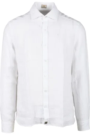 SONRISA Heren, Overhemden, Wit, Maat: 2XL Linnen