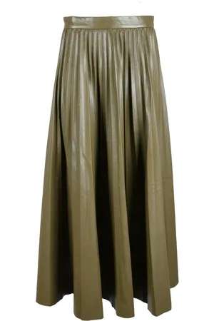 Max Mara Dames, Rokken, Groen, Maat: S Poliester