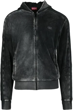 Diesel Heren, Sweatshirts & Hoodies, Zwart, Maat: XL Katoen