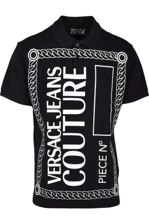 VERSACE Heren, Tops, Zwart, Maat: XL Katoen