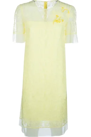 ERMANNO SCERVINO Dames, Jurken, Geel, Maat: M