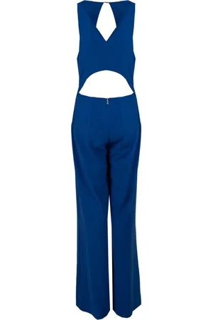 Patrizia Pepe Dames, Jumpsuits & Playsuits, Blauw, Maat: M Zijde