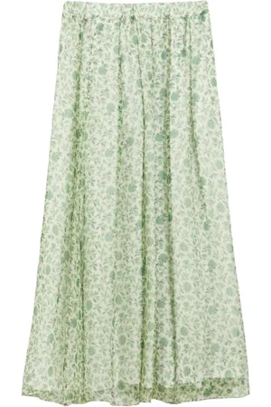 Max Mara Dames, Rokken, Groen, Maat: 2XS Zijde