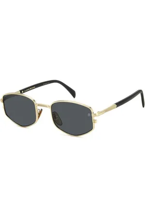 DB EYEWEAR BY DAVID BECKHAM Unisex, Accessoires, Geel, Maat: 52 MM Zijde