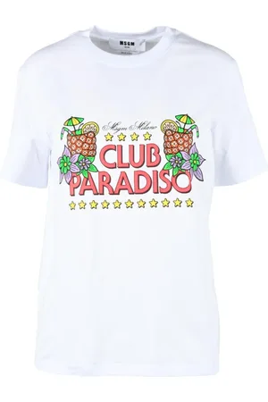 Msgm Dames, Tops, Wit, Maat: XS Katoen