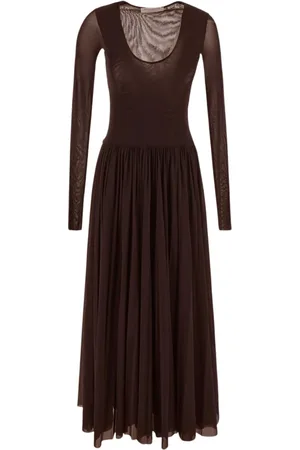 Serafini Dames, Jurken, Bruin, Maat: S