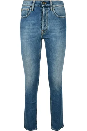 Cycle Dames, Jeans, Blauw, Maat: W27 Katoen