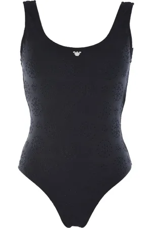 Emporio Armani Dames, Badkleding, Zwart, Maat: M Poliester