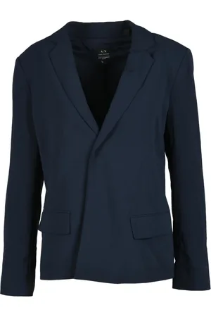 Armani Exchange Dames, Jassen, Blauw, Maat: S Poliester