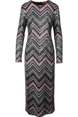 Missoni Dames, Jurken, Veelkleurig, Maat: S Viscose