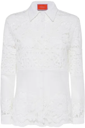 La DoubleJ Dames, Blouses & Shirts, Wit, Maat: L Katoen
