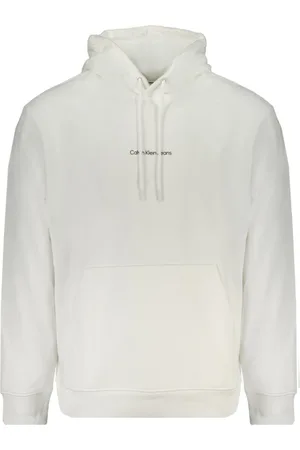 Calvin Klein Heren, Sweatshirts & Hoodies, Wit, Maat: 2XL Katoen