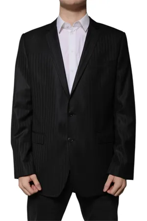 Dolce & Gabbana Heren, Jassen, Zwart, Maat: 2XL Wol