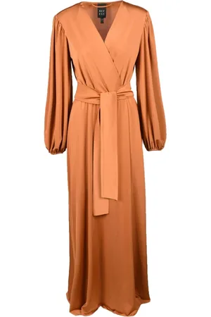 ACCESS FASHION Dames, Jurken, Oranje, Maat: M Spandex