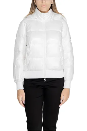 Armani Exchange Dames, Jassen, Wit, Maat: S Polyamide