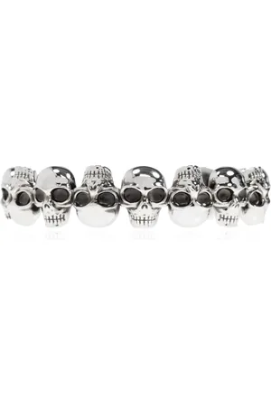 Alexander McQueen Heren, Accessoires, Grijs, Maat: S Leer