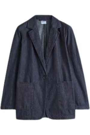 Aspesi Dames, Jassen, Blauw, Maat: S Denim
